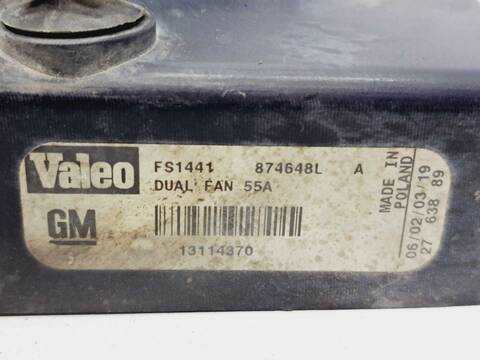 Foto 3ª: Electroventilador Opel Vectra COMFORT BERLINA 101CV 74KW [Y20DTH] (2003)