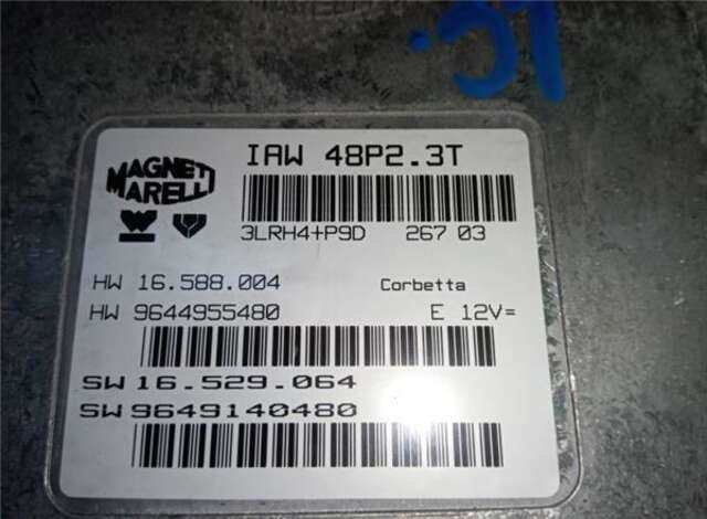Centralita Motor ECU Peugeot 206 2.0 CC [2.0 LTR. - 100 KW 16V CAT (RFN - EW10J4)]