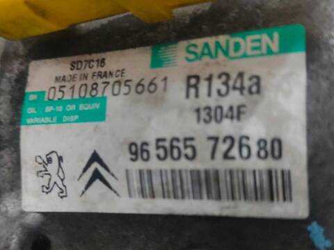 Foto 2ª: Compresor Aire Acondicionado Citroen C5 1.6 HDI RC8HZB) (2004)