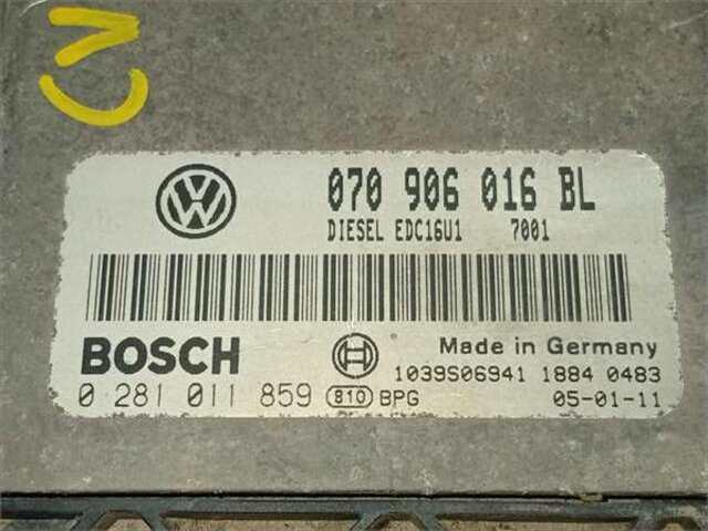 Centralita Motor ECU Volkswagen Touareg 2.5 TDI R5 [2.5 LTR. - 128 KW TDI]