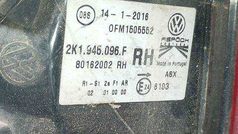 Foto 4ª: Piloto Trasero Derecho Volkswagen Caddy MAXI KOMBI BMT 102CV 75KW FURGON [DFS] (2016)