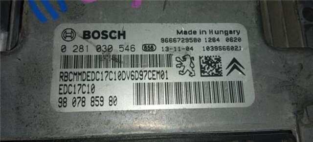 Centralita Motor ECU Citroen C3 1.6 HDI