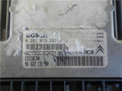 Foto 3ª: Centralita Motor ECU Citroen C4 1.6 PREMIER BERLINA 109CV 80KW [9HY (DV6TED4)] (2007)