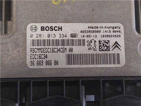 Foto 3ª: Centralita Motor ECU Citroen C4 1.6 HDI PICASSO 109CV 80KW [9HZ-DV6TED4] (2010)