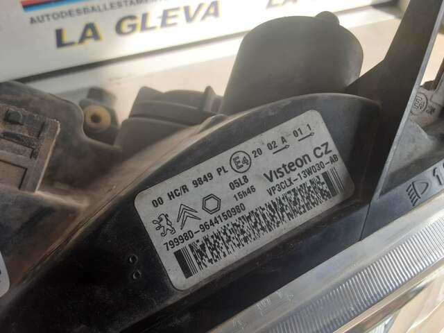 Foto 2ª: Faro Izquierdo Citroen Berlingo 1.4 8V 75CV 0CV [KFW] (2008)