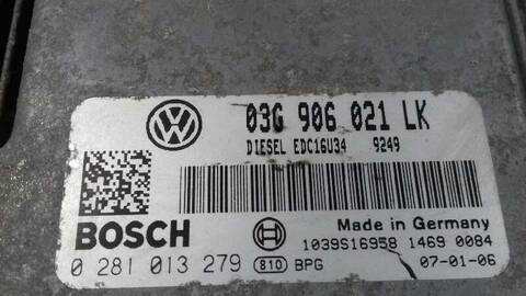 Foto 3ª: Centralita Motor ECU Seat Leon ERENCE 105CV 77KW [BXE] (2007)