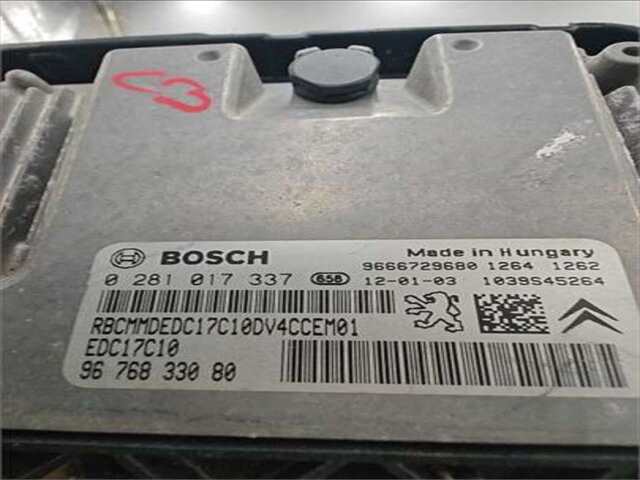Foto 2ª: Centralita Motor ECU Citroen C3 1.4 TONIC [1.4 LTR. - 50 KW HDI FAP] [8HR / DV4C]