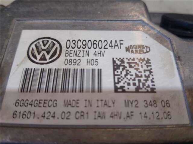 Foto 2ª: Centralita Motor ECU Seat Ibiza 1.4 SPORT RIDER [1.4 LTR. - 63 KW 16V] [BXW]