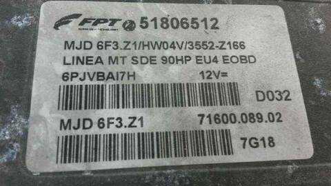 Foto 2ª: Centralita Motor ECU Fiat Linea VERSION INDEFINIDA (2007)