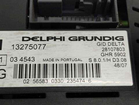 Foto 3ª: Pantalla Multifuncion Opel Astra 1.7 16V CDTI 101CV 74KW [Z17DTH] (2008)