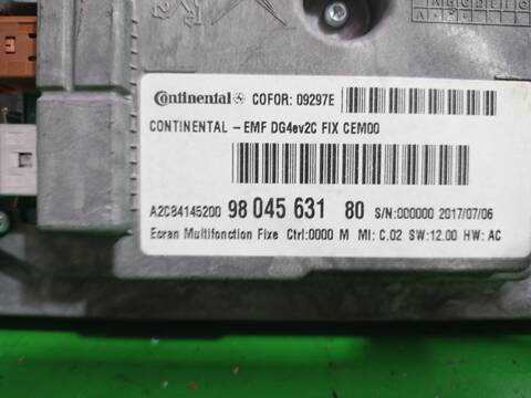 Foto 3ª: Pantalla Multifuncion Peugeot 508 ACTIVE 140CV 103KW [RHFDW10BTED4] (2012)