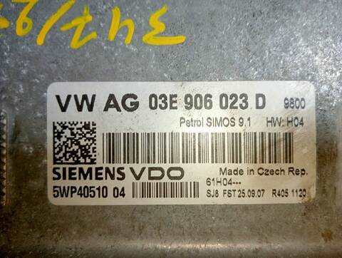 Foto 2ª: Centralita Motor ECU Seat Ibiza HIT 1 12V 69CV (2002)