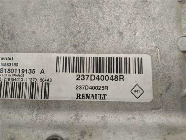 Foto 3ª: Centralita Motor ECU Renault Fluence ELÉCTRICO Z.E. DYNAMIQUE [ELÉCTRICO 70 KW (CONT. 50 KW)]