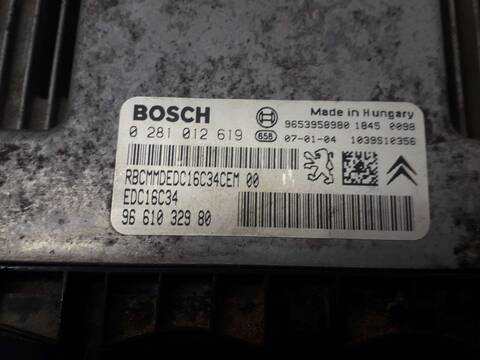Foto 3ª: Centralita Motor ECU Citroen Berlingo 1.6 16V HDI 90CV 66KW (2007)