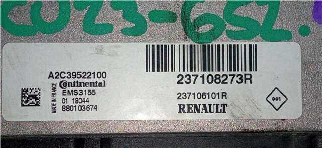 Centralita Motor ECU Renault Kangoo 1.2 EXPRESSION [1.2 LTR. - 84 KW TCE]