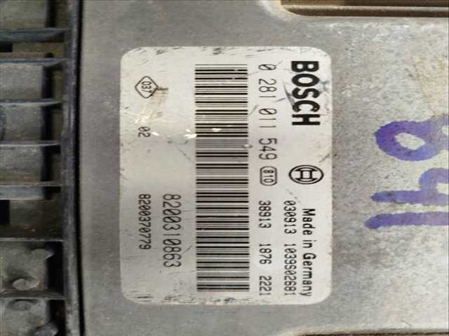 Foto 2ª: Centralita Motor ECU Renault Scenic VERSION INDEFINIDA JM)