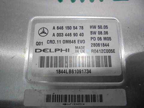 Foto 3ª: Centralita Motor ECU Mercedes Clase E 180 E 220 CDI 211.008) BERLINA 170CV 125KW [646821] (2006)
