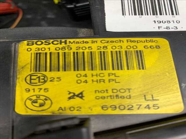 Foto 2ª: Faro Izquierdo Bmw Serie 3 325 2.8 G E46) TOURING [28-6S-2] (2000)