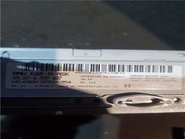 Foto 2ª: Sistema Audio Radio CD Bmw Serie 5 518 3.0 530I [3.0 LTR. - 170 KW 24V CAT] [M54 306 S3]