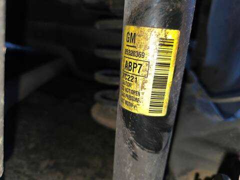 Foto 2ª: Amortiguador Trasero Derecho Opel Mokka A14NET (2017)