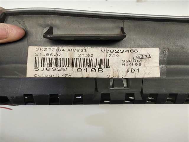 Foto 1ª: Cuadro de Instrumentos Skoda Fabia 1.2 GASOLINA 8992 FTN 44kw [BBM] (2007)