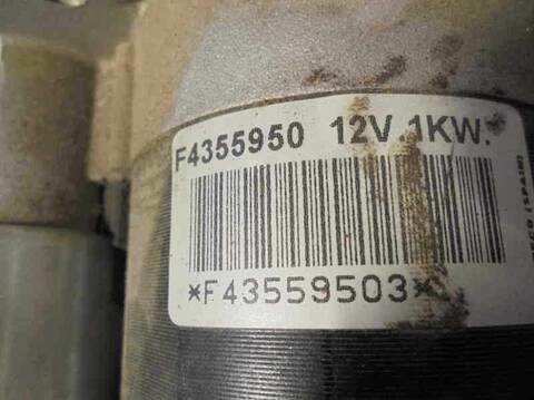 Foto 2ª: Motor de Arranque Renault Megane 1.5 CAT HATCHBACK BERLINA 75CV 55KW I BERLINA HATCHBACK BA0) [K7M] (1998)