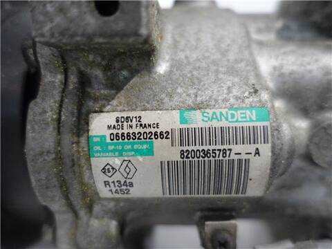Foto 3ª: Compresor Aire Acondicionado Renault Modus 1.5 DCI FP0F JP0F) 86CV 63KW [D/ K9K T7] (2006)