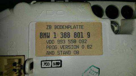 Foto 3ª: Cuadro de Instrumentos Bmw Serie 5 518 3.5 CAT BERLINA 211CV 155KW (1988)