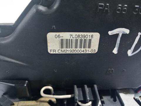 Foto 3ª: Cerradura Puerta Trasera Derecha Seat Toledo EXCLUSIVE 140CV [BKD] (2004)