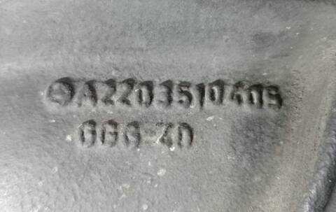 Foto 2ª: Diferencial Trasero Mercedes Clase CLK 200 G BM 209) COUPE (2002)