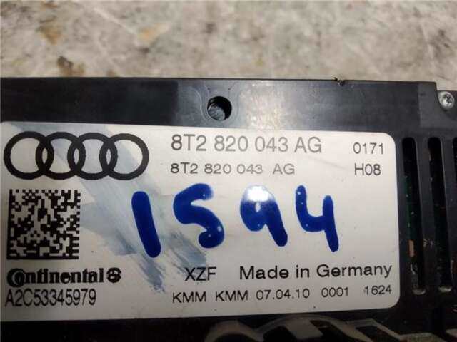Foto 3ª: Mando Climatizador Audi A4 1.8 BASIS [1.8 LTR. - 118 KW 16V TFSI] [CDHB]