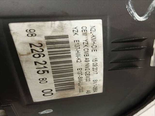 Foto 3ª: Cuadro de Instrumentos Peugeot 208 1.6 BLUE-HDI FAP 75CV 55KW [BH0Z] (2017)