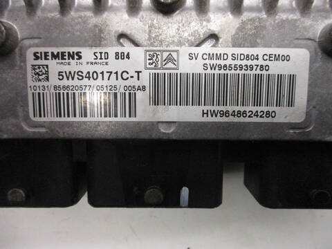 Foto 3ª: Centralita Motor ECU Peugeot 1007 8HZ (2006)