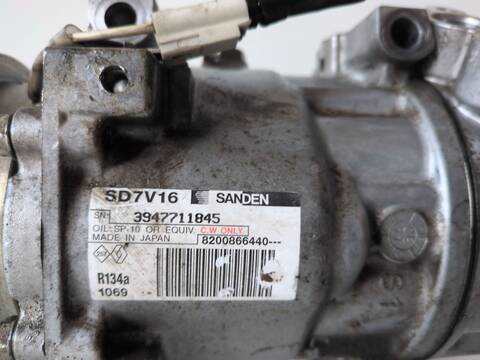 Foto 2ª: Compresor Aire Acondicionado Dacia Sandero K9K792 (2009)