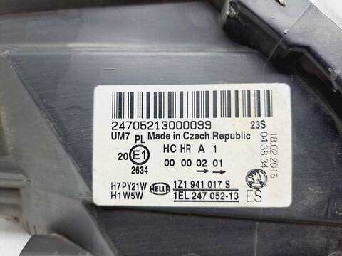 Foto 4ª: Faro Izquierdo Skoda Octavia ACTIVE BERLINA 105CV 77KW [BXE] (2010)