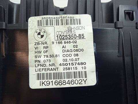 Foto 3ª: Cuadro de Instrumentos Bmw Serie 3 315 2.0 TD CAT BERLINA 177CV 130KW (2008)