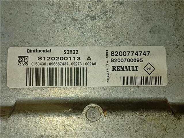 Centralita Motor ECU Renault Twingo 1.2 16V (CN0A)