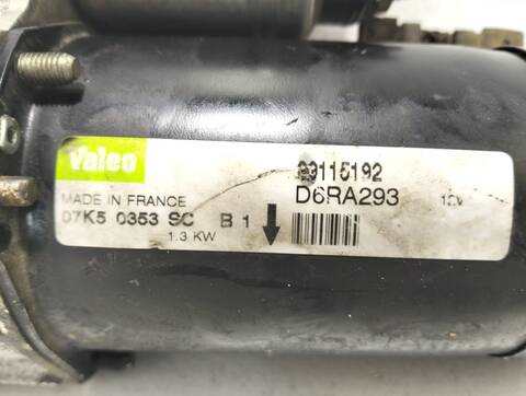 Foto 2ª: Motor de Arranque Opel Astra COSMO 1 16V 116CV (2006)