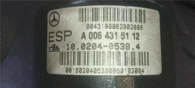 Abs Mercedes Clase C 160 2.2 220 CDI (203.006) [2.2 LTR. - 105 KW CDI CAT]