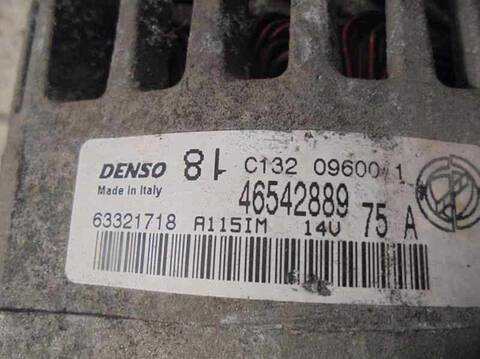 Foto 2ª: Alternador Fiat Punto 1.2 CAT BERLINA 60CV 44KW [188A4000] (2000)