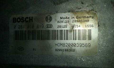 Foto 2ª: Centralita Motor ECU Renault Scenic 1.9 DCI DIESEL CAT 102CV 75KW JA..) [F9QK7] (2002)