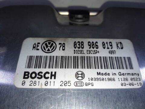 Foto 3ª: Centralita Motor ECU Volkswagen Passat HIGHLINE BERLINA 130CV 96KW [AVF] (2003)