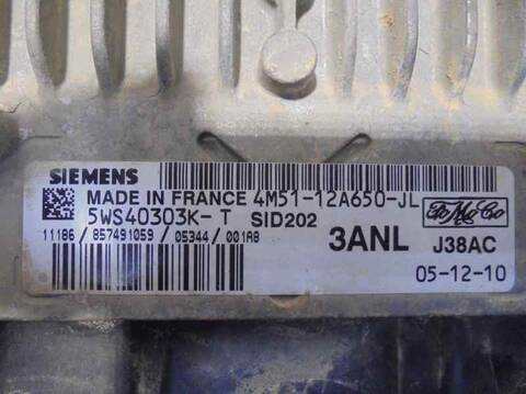 Foto 2ª: Centralita Motor ECU Ford C Max AMBIENTE D) 115CV 85KW FOCUS CAP) [KKDA] (2006)