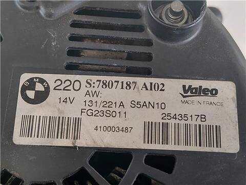 Foto 3ª: Alternador Bmw Serie 5 518 3.0 530D BERLINA 245CV 180KW [N57D30A] (2010)