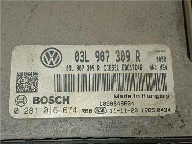 Foto 2ª: Centralita Motor ECU Volkswagen Touran 2.0 TDI 16V [CFHC]