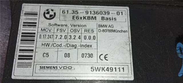 Centralita Cierre Centralizado Bmw Serie 5 518 530 D