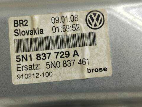 Foto 2ª: Elevalunas Eléctrico Delantero Izquierdo Volkswagen Tiguan 2.0 TDI 140CV 103KW [CBA] (2008)