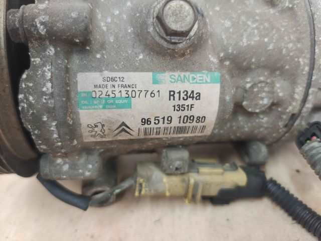 Foto 2ª: Compresor Aire Acondicionado Citroen C4 1.6 G 16I [NFU] (2007)