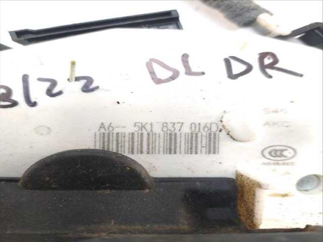 Foto 2ª: Cerradura Puerta Delantera Derecha Volkswagen Golf 1.6 TDI (2012)