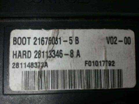 Caja Reles Fusibles Peugeot 307 VERSION INDEFINIDA